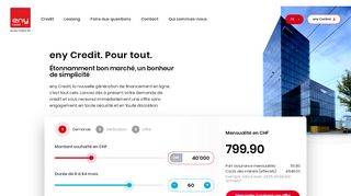 
                            1. eny Credit. Pour tout. Crédits à faible taux d'intérêt - eny Credit (fr)