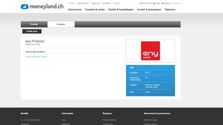 
                            12. eny Finance crédits privés - moneyland.ch