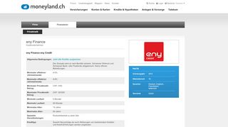 
                            4. eny Finance eny Credit - moneyland.ch