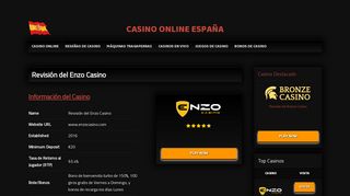 
                            9. Enzo casino Revision - Los mejores casinos en línea