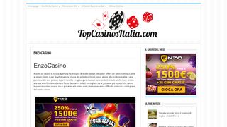 
                            4. EnzoCasino | Top Casinos Italia