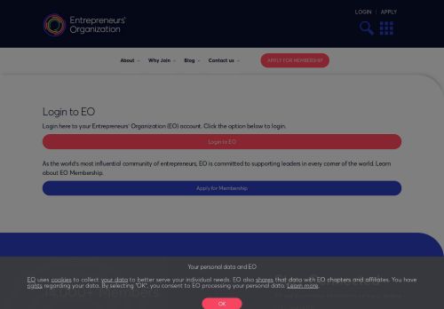 
                            10. EO Member Login - Entrepreneurs' Organization