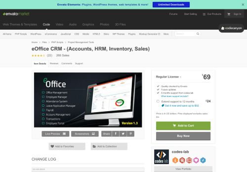 
                            11. eOffice CRM - (Accounts, HRM, Inventory, Sales) by codes-lab ...