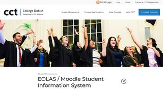 
                            1. EOLAS / Moodle Student Information System | CCT College Dublin