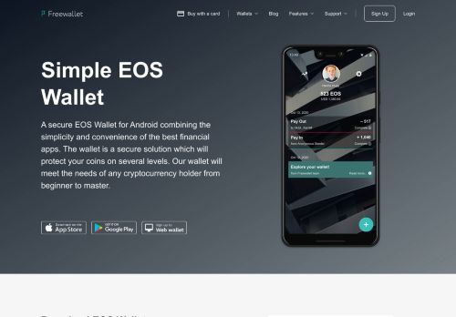 
                            5. EOS Wallet for Android | Your smart EOS treasury | Freewallet