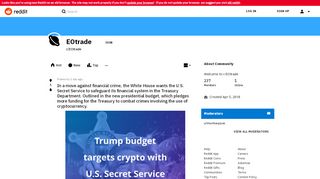 
                            3. EOtrade - Reddit