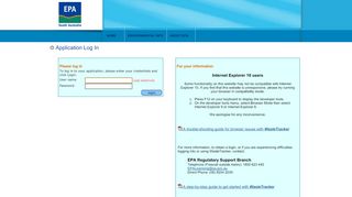 
                            13. EPA online security portal