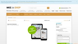
                            12. ePaper Abo für Neukunden | Märkische Onlinezeitung ... - MOZ-Shop