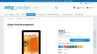 
                            13. ePaper Wundmanagement - mhp Shop - mhp Verlag