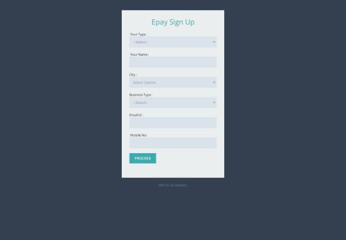 
                            3. Epay | Login Options - Login Form 1