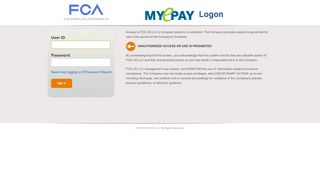 
                            3. Epay Login Page - Chrysler