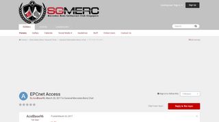 
                            10. EPCnet Access - General Mercedes-Benz Chat - SGMerc - Mercedes ...