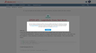 
                            4. EPDM API - LoginAuto Does Not Work | SOLIDWORKS Forums