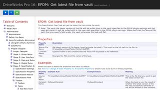 
                            9. EPDM: Get latest file from vault (DriveWorks Documentation)