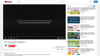 
                            10. EPF : how to get KYC approved ? - YouTube