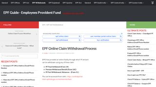 
                            5. EPF Online Claim Withdrawal Process - EPF Guide