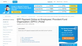 
                            10. EPF Payment Online - How to Pay PF / Provident Fund on ...
