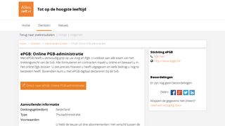 
                            7. ePGB: Online PGB-administratie - Alleszelf.nl