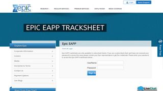 
                            1. Epic EAPP - Epic Research
