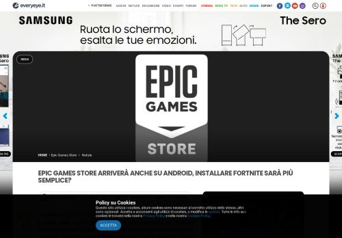 
                            6. Epic Games Store arriverà anche su Android, installare Fortnite sarà ...