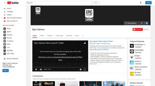 
                            12. Epic Games - YouTube