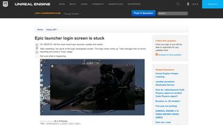 
                            9. Epic launcher login screen is stuck - UE4 AnswerHub