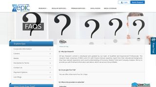 
                            10. Epic Research Indore FAQ | Best Advisory Firm