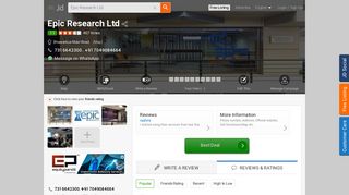 
                            12. Epic Research Ltd - Share Consultants in Indore - Justdial