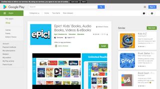 
                            12. Epic! Unlimited Books for Kids - Apps on Google Play