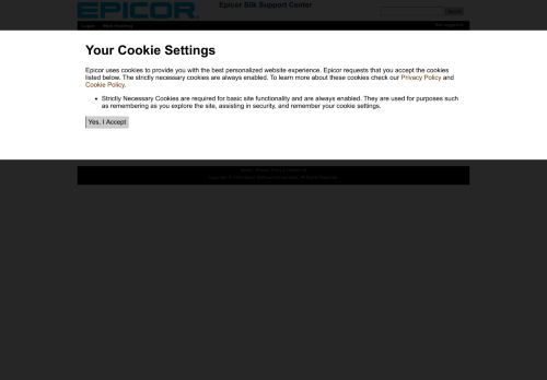 
                            13. Epicor Silk Support Center