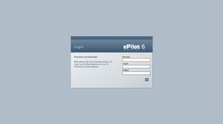 
                            4. ePilot - Die modulare eBusiness Software > Passwort zurücksetzen