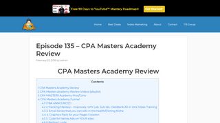 
                            10. Episode 135 - CPA Masters Academy Review - Beers With Adam