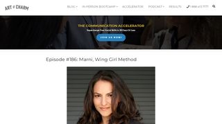 
                            7. Episode #186: Marni, Wing Girl Method - The Art of Charm