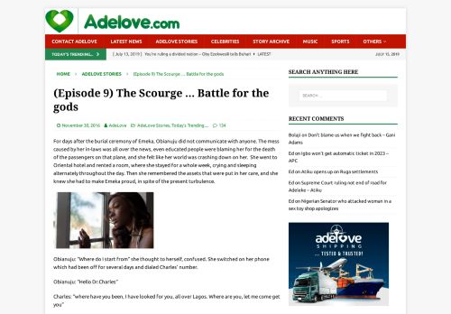 
                            12. (Episode 9) The Scourge … Battle for the gods - AdeLove.com|Best ...