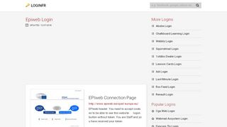 
                            3. Epiweb Login | Se connecter à Epiweb