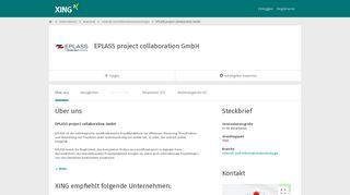 
                            3. EPLASS project collaboration GmbH als Arbeitgeber | XING ...