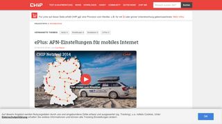 
                            8. ePlus: APN-Einstellungen für mobiles Internet - CHIP