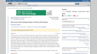 
                            1. Eponymous Dermatological Signs in Bullous Dermatoses - NCBI - NIH