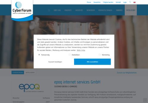 
                            2. epoq internet services GmbH | CyberForum e.V.