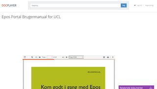 
                            12. Epos Portal Brugermanual for UCL - PDF