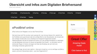 
                            3. ePost Login Gescheitert ? das muss nicht sein .........