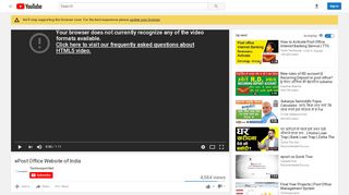 
                            6. ePost Office Website of India - YouTube