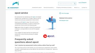 
                            13. epost service - BC Assessment