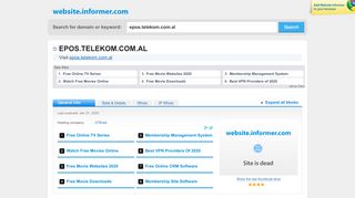 
                            12. epos.telekom.com.al at Website Informer. Visit Epos Telekom.