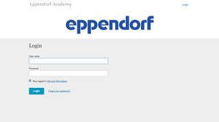 
                            5. Eppendorf Academy - Login