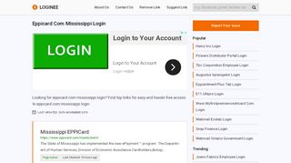 
                            3. Eppicard Com Mississippi Login