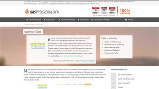 
                            6. eprimo Gas ▷ die Gastarife der eprimo GmbH - Gaspreisvergleich