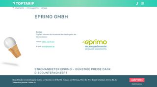 
                            11. eprimo Strom: günstige Tarife & wichtige Informationen - TopTarif.de