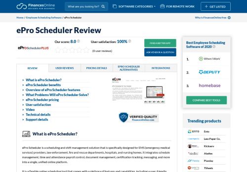 
                            12. ePro Scheduler Reviews: Overview, Pricing and Features