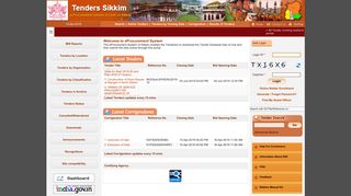 
                            8. eProcurement System Government of Sikkim